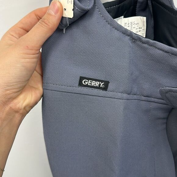 Vintage 80's Gerry Gray Wool Straight Leg Ski Overalls Size XS/S (tag size 12) - Picture 8 of 8